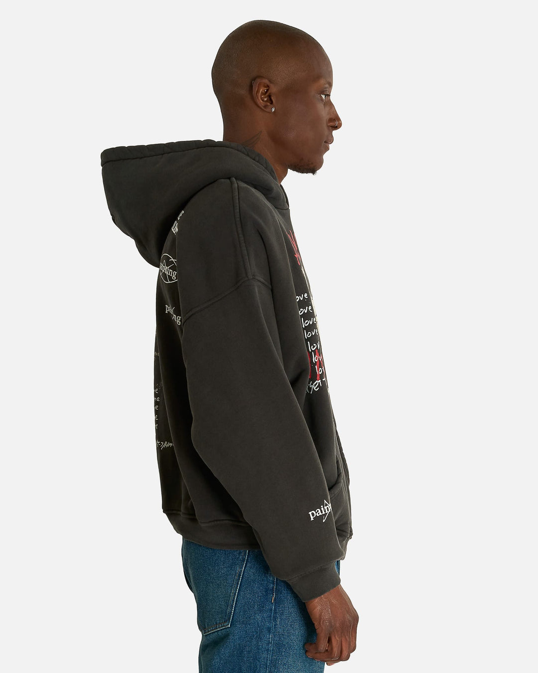 Enfants Riches Déprimés 13 Days In Detox Hoodie Faded Black - view 6