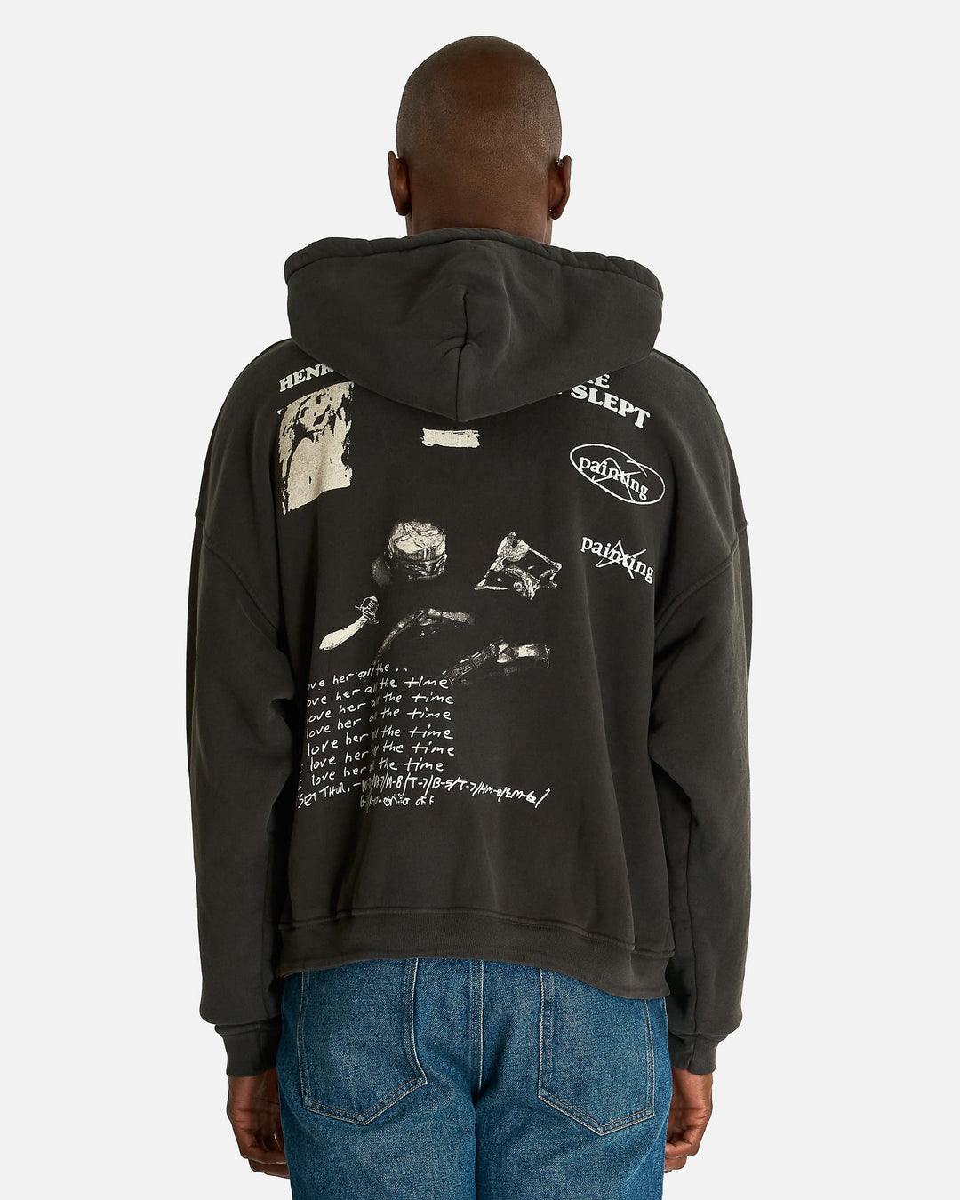 Enfants Riches Déprimés 13 Days In Detox Hoodie Faded Black - view 5