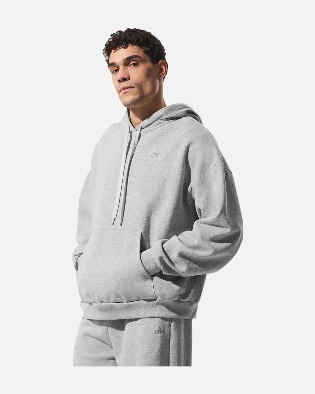 Alo Accolade Hoodie Athletic Heather Grey - view 4