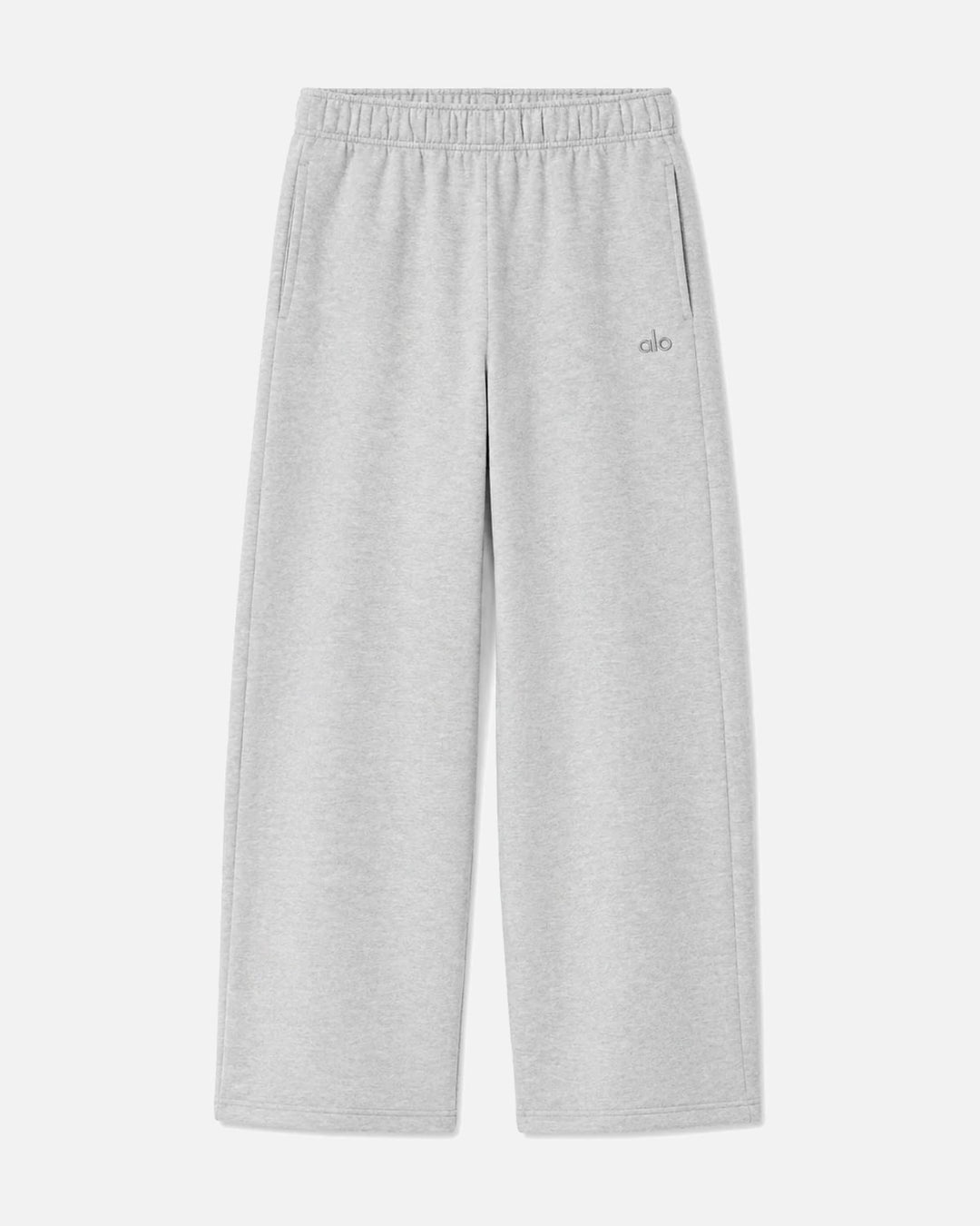 Alo Accolade Straight Leg Sweatpants Heather Grey - view 1