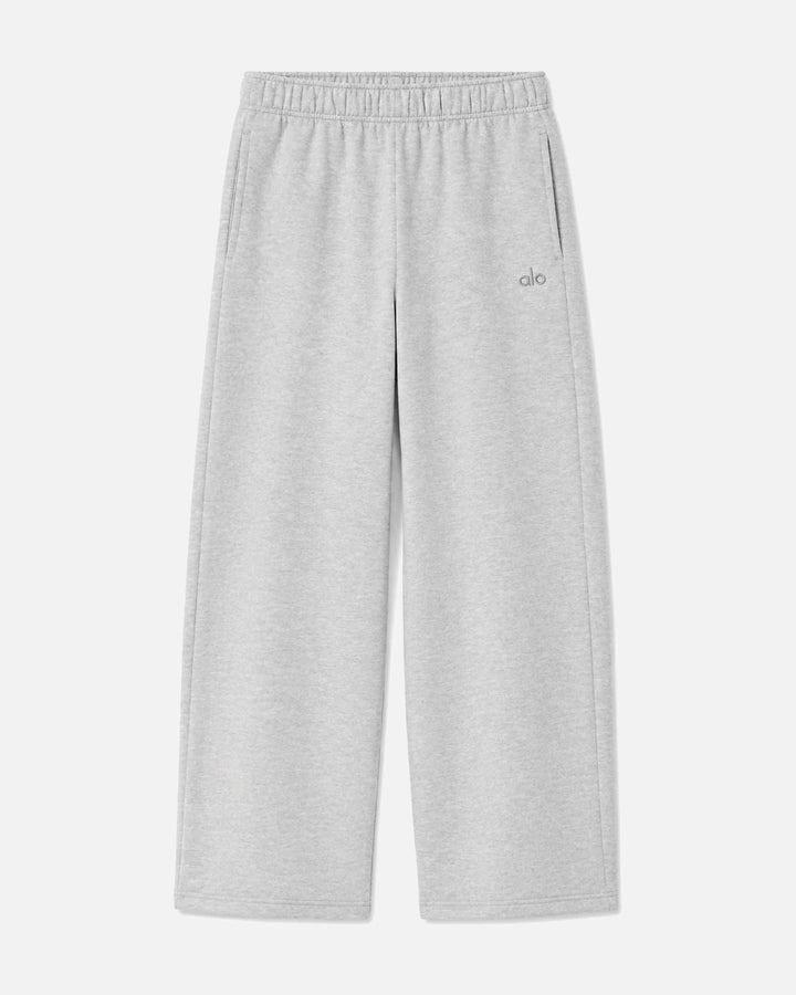 Alo Accolade Straight Leg Sweatpants Heather Grey - view 1