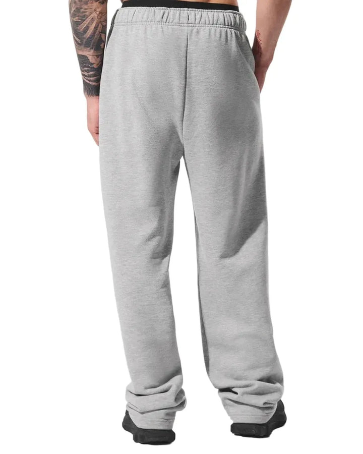 Alo Accolade Straight Leg Sweatpants Heather Grey - view 3