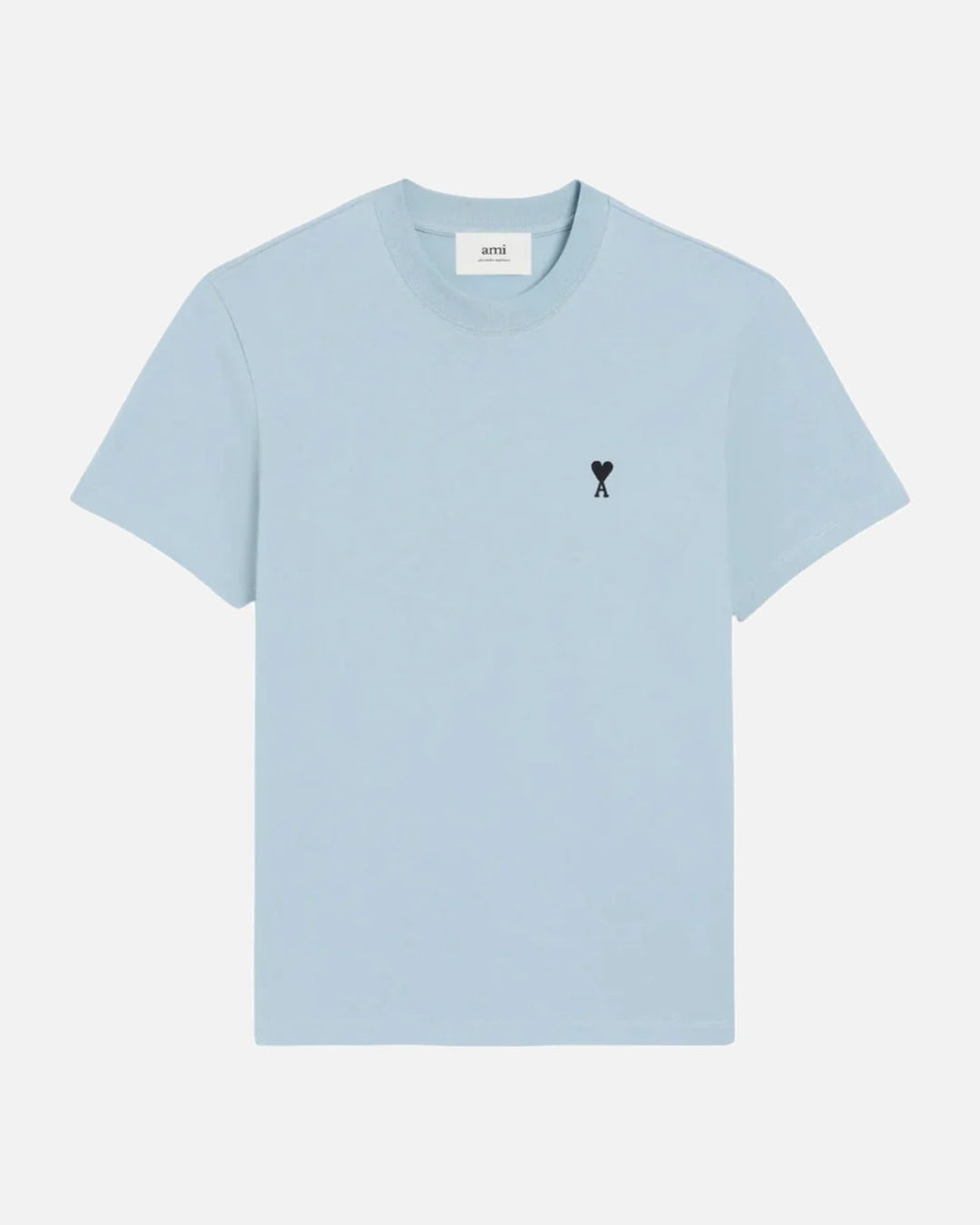 Ami Paris Ami de Coeur Cotton T-Shirt Ciel - view 1