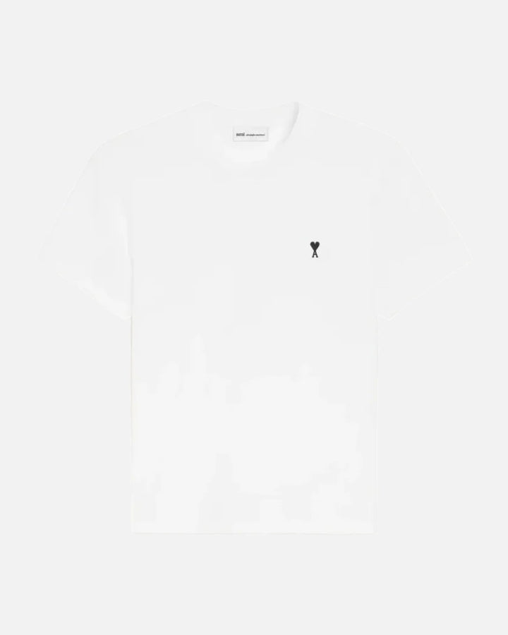 Ami Paris Ami de Coeur Cotton T-Shirt White/Black - view 1