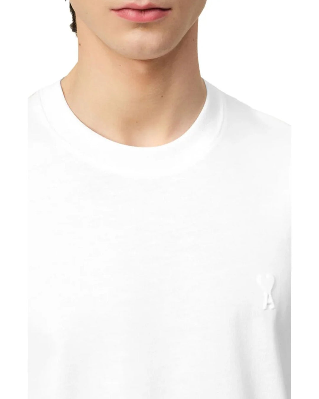 Ami Paris Ami de Coeur Organic Cotton T-Shirt White - view 4