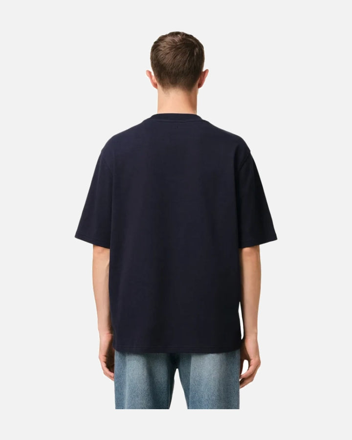 AMI Paris Ami de Coeur Patch T-Shirt Navy Blue - view 4
