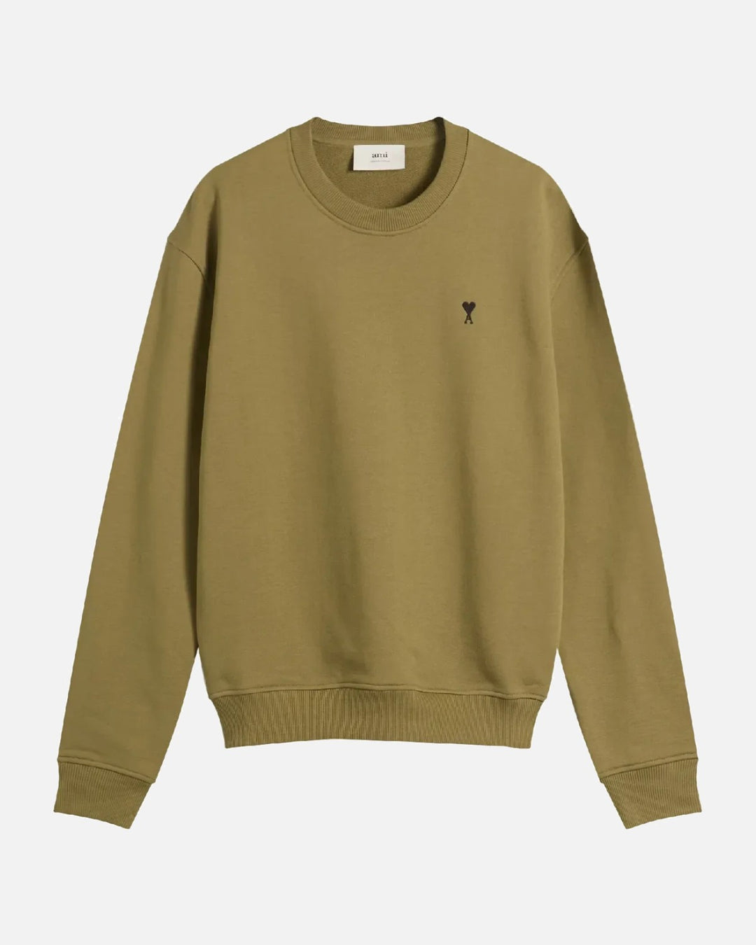 AMI Paris Ami De Couer Crewneck Sweatshirt Bronze - view 1