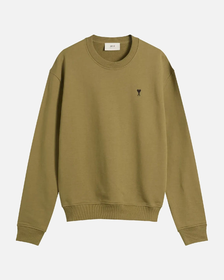 AMI Paris Ami De Couer Crewneck Sweatshirt Bronze - view 1