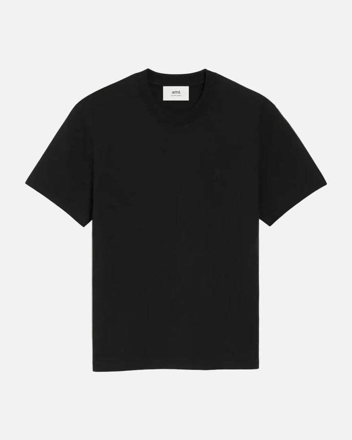 AMI Paris Embossed Tee Black - view 1