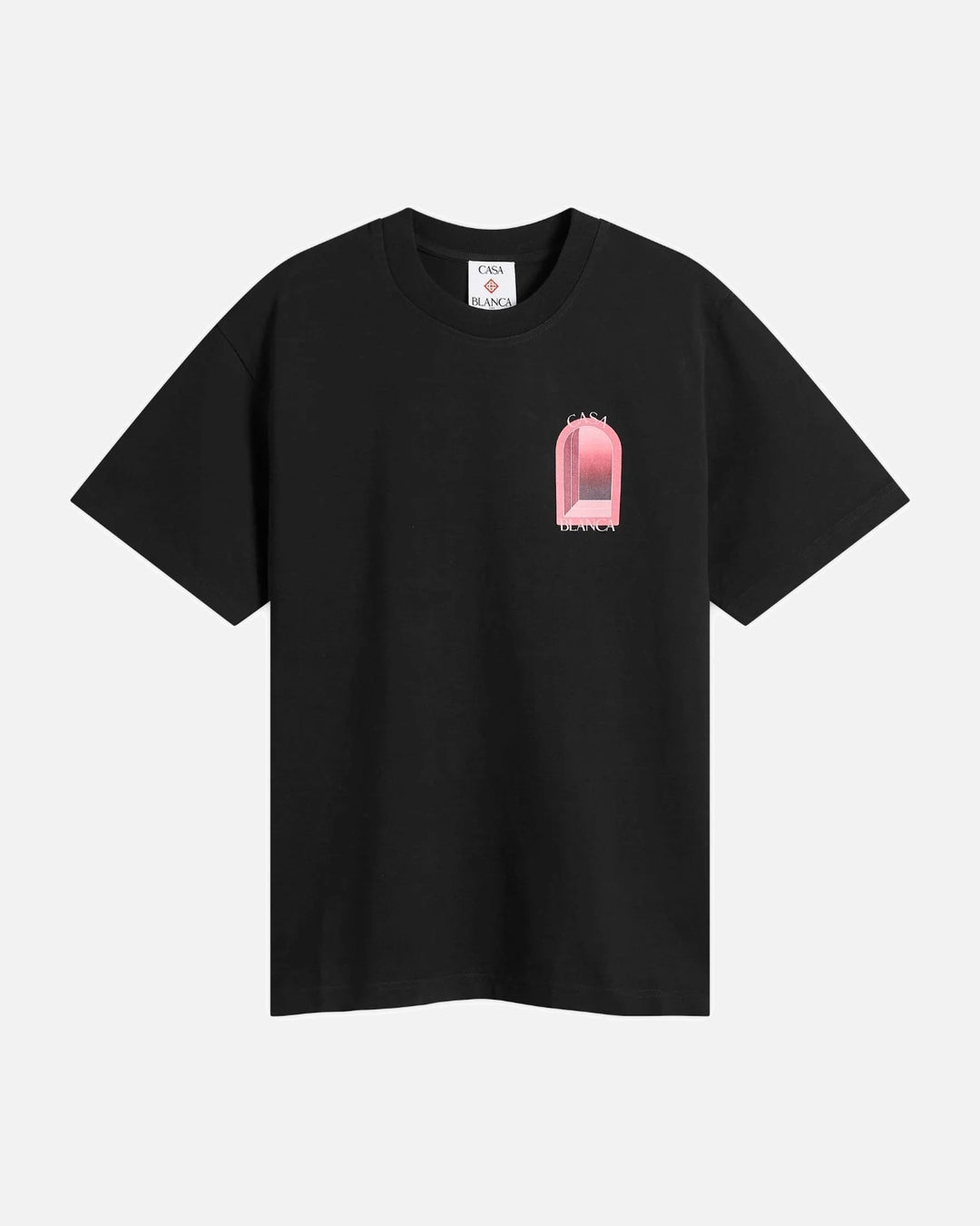 Casablanca Arches T-Shirt Black Pink - view 1
