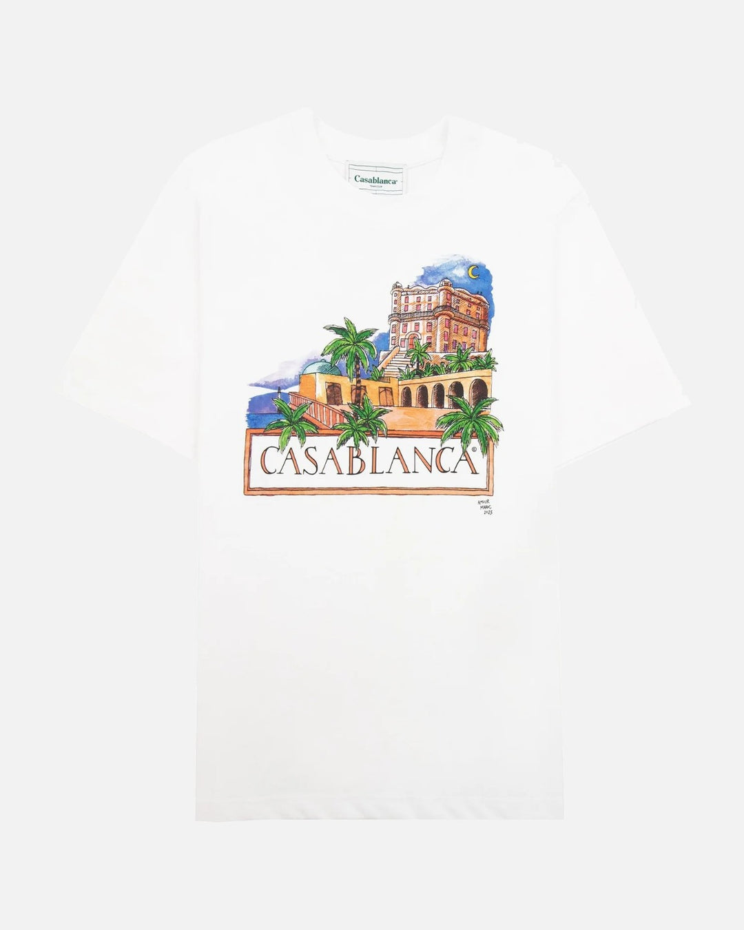 Casablanca Amour Maroc Tee White - view 1