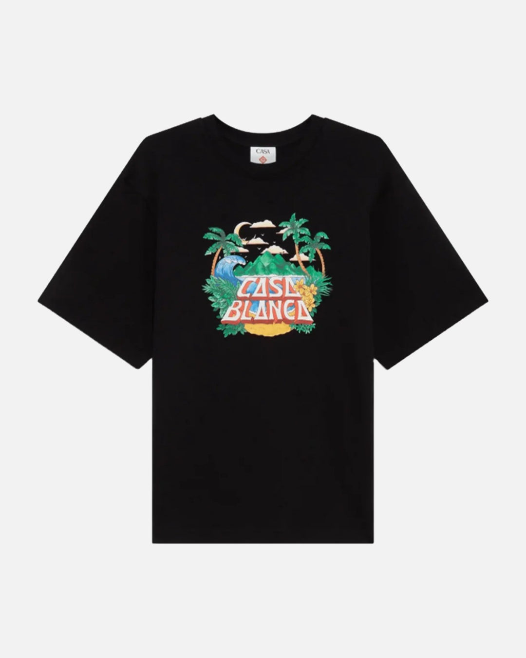 Casablanca Beach Wave T Shirt Black - view 1