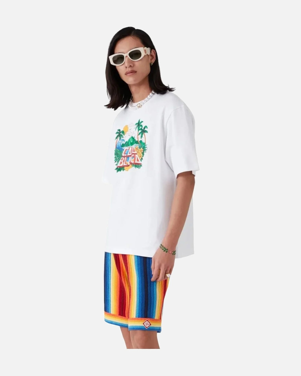 Casablanca Beach Wave T-Shirt White - view 2