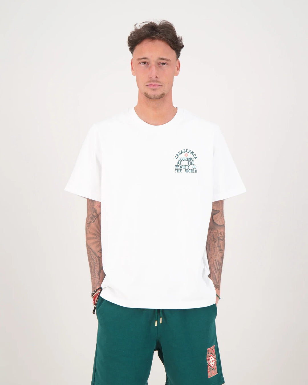 Casablanca Beauty of the World T-Shirt - White - view 3