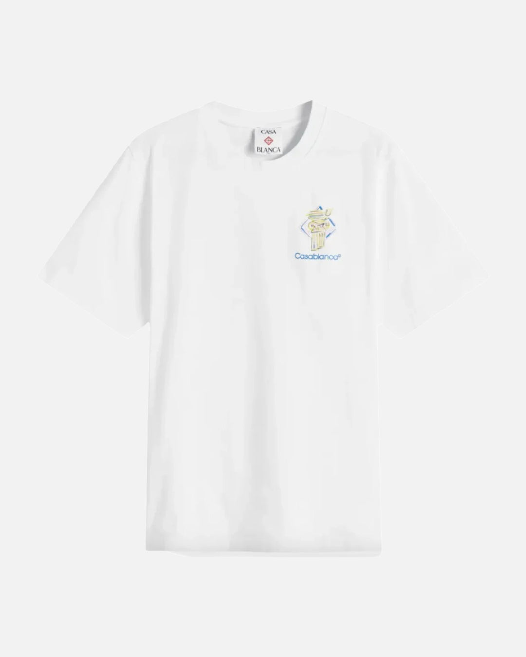 Casablanca Diamond Column T-Shirt White - view 1