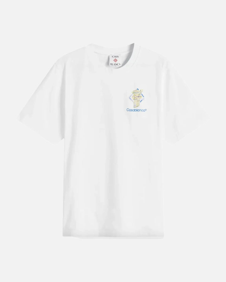 Casablanca Diamond Column T-Shirt White - view 1
