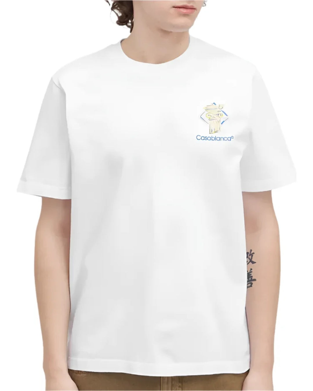 Casablanca Diamond Column T-Shirt White - view 2