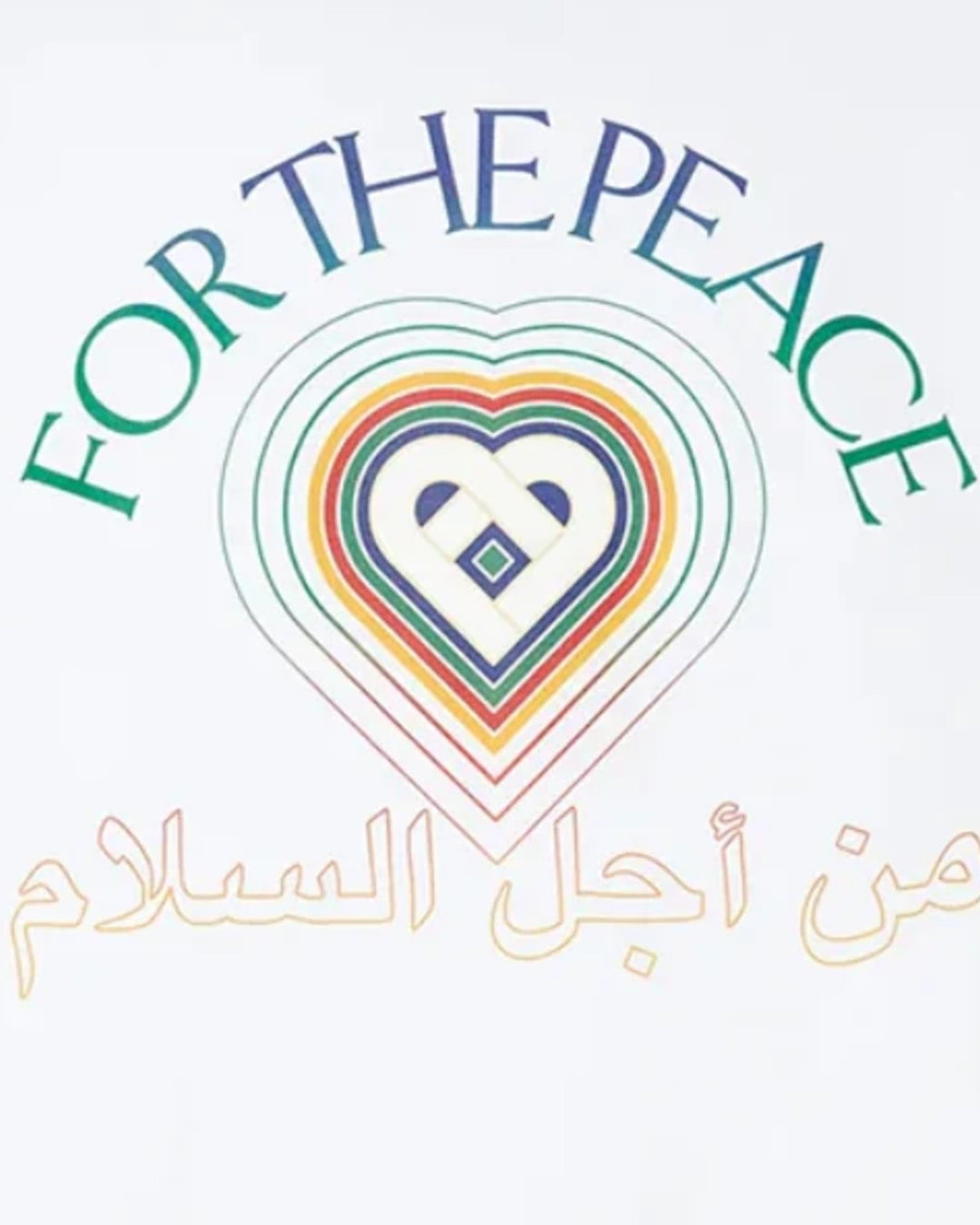 Casablanca For The Peace T-Shirt White - view 3