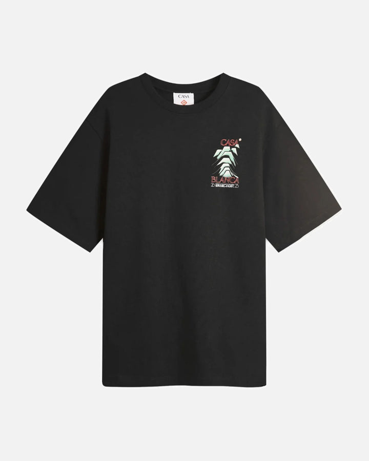 Casablanca Frosty Mountain T-Shirt Black - view 1