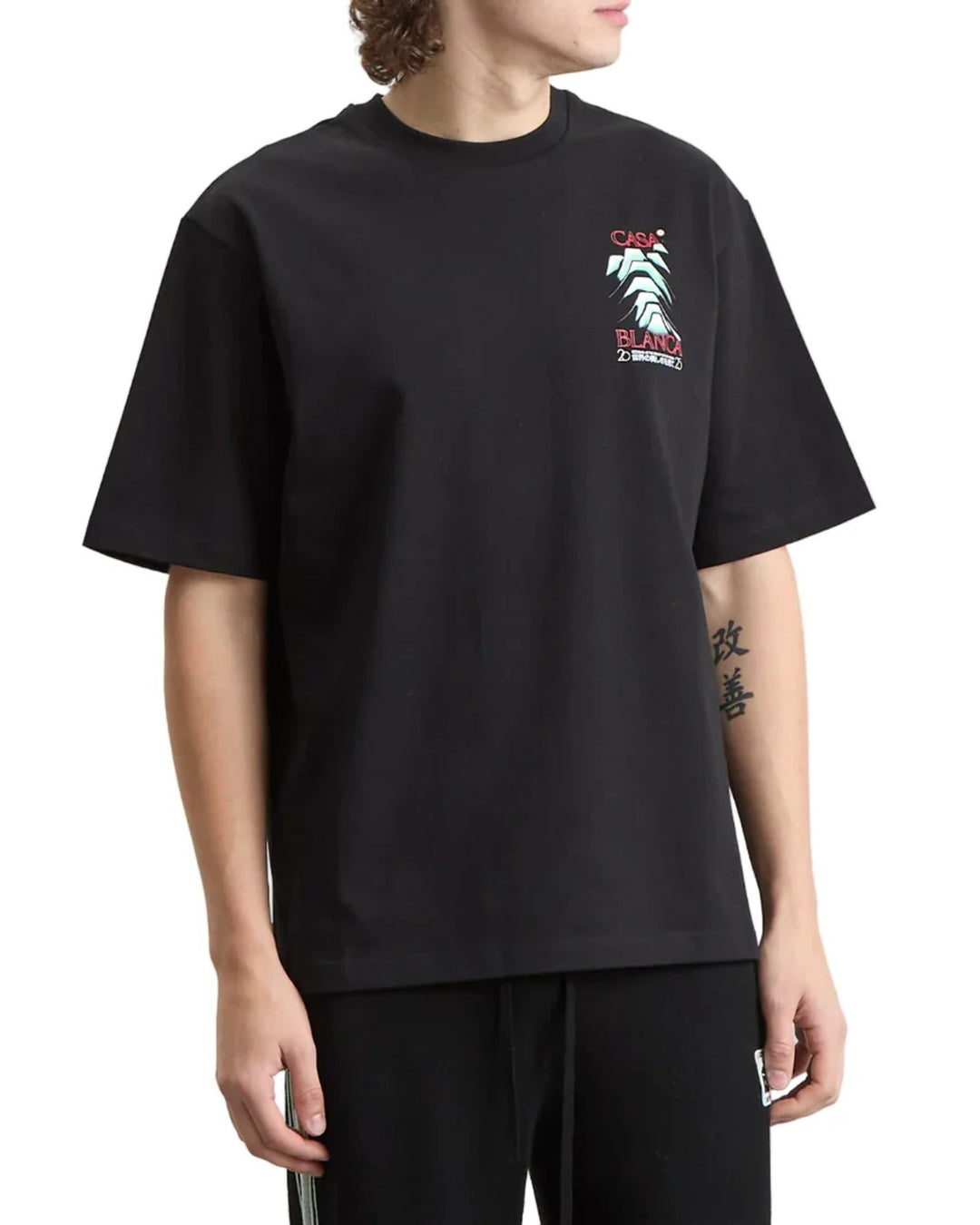 Casablanca Frosty Mountain T-Shirt Black - view 2