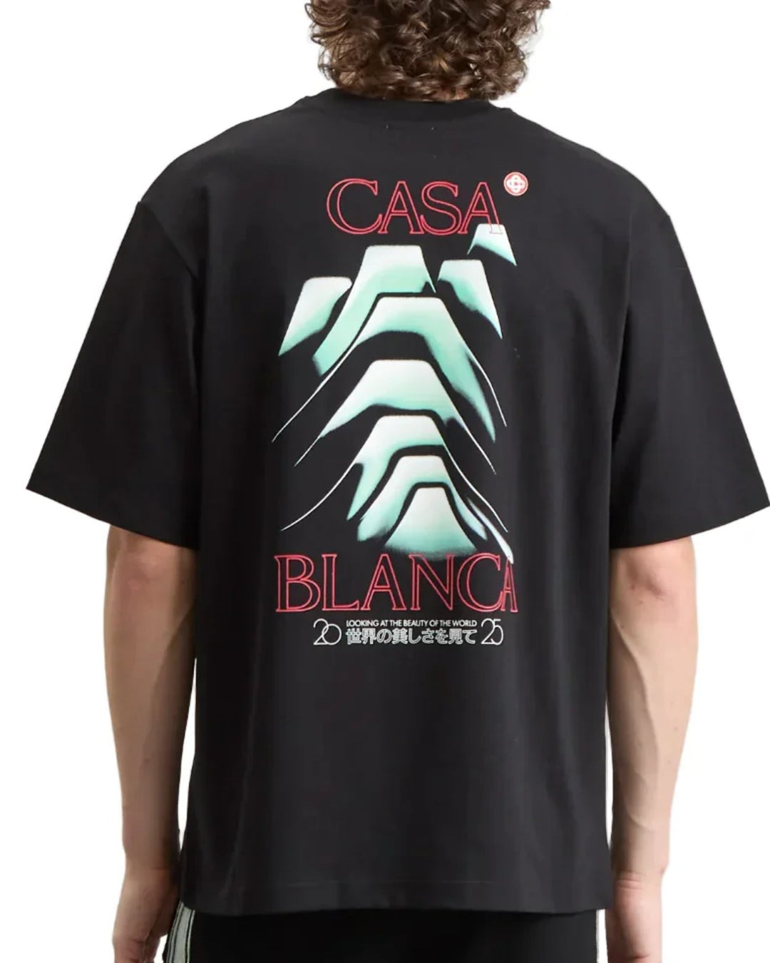Casablanca Frosty Mountain T-Shirt Black - view 3