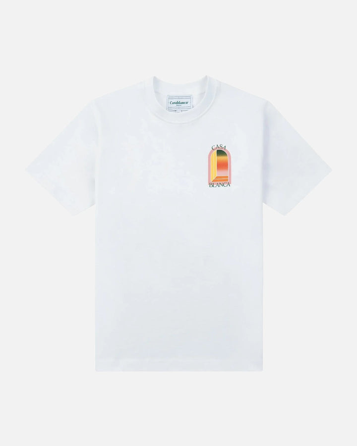 Casablanca Gradient Arch Logo Tee White - view 1