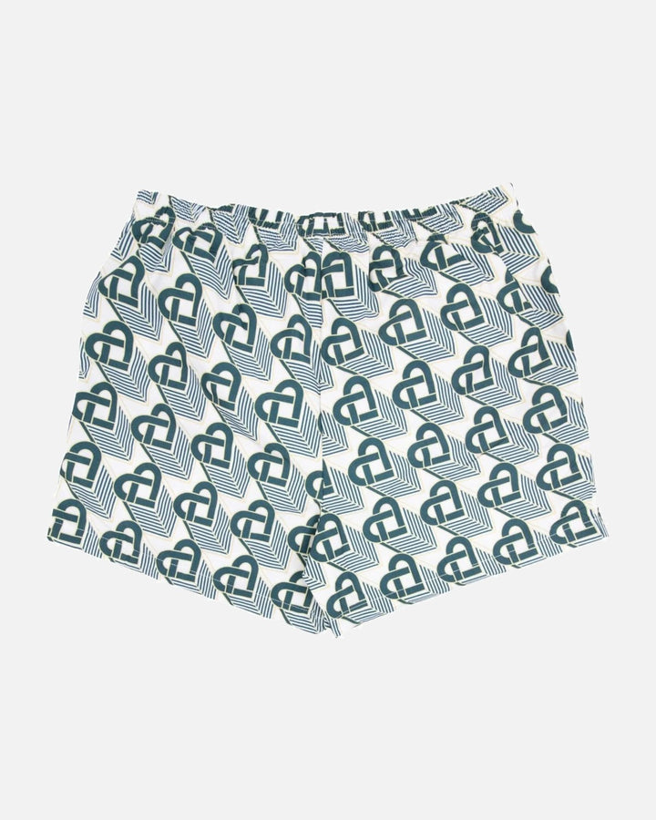 CASABLANCA HEART MONOGRAM PRINTED SWIM SHORTS  Printed Swim Shorts Green - view 3