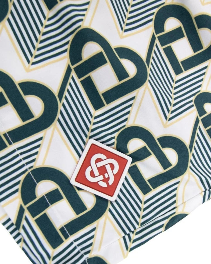 CASABLANCA HEART MONOGRAM PRINTED SWIM SHORTS  Printed Swim Shorts Green - view 5