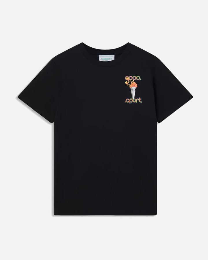 Casablanca La Flamme Du Sport T-Shirt Black - view 1