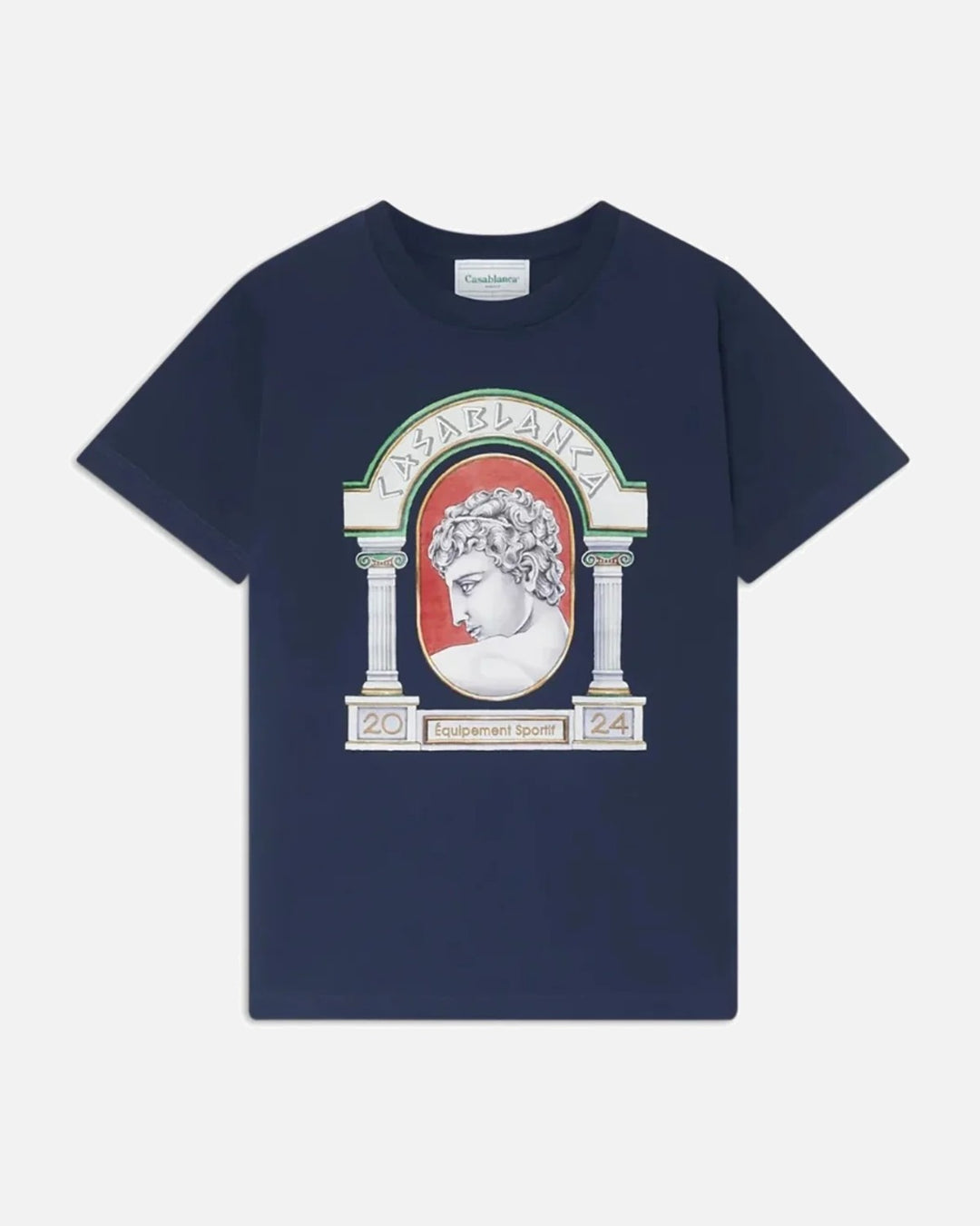 Casablanca La Medaille T-Shirt Navy - view 1