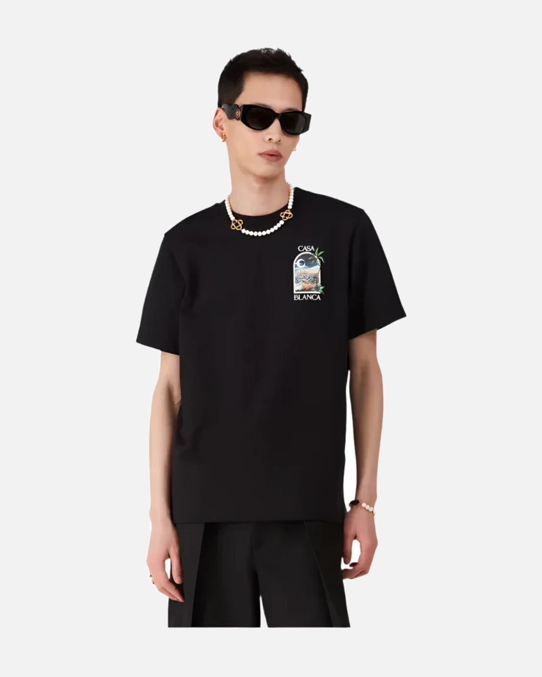 Casablanca LA Night T-Shirt Black - view 3