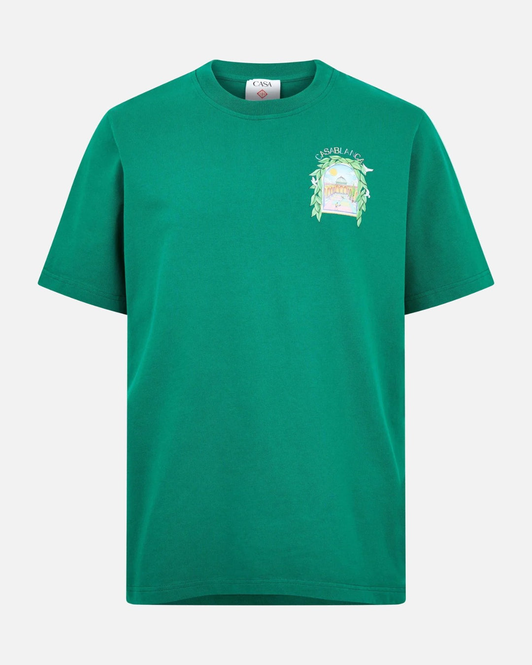 Casablanca L’Arch De Tennis Tee Green - view 1