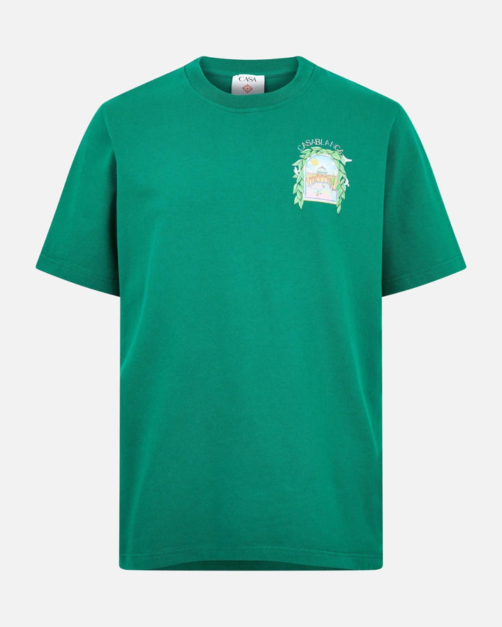 Casablanca L’Arch De Tennis Tee Green - view 1