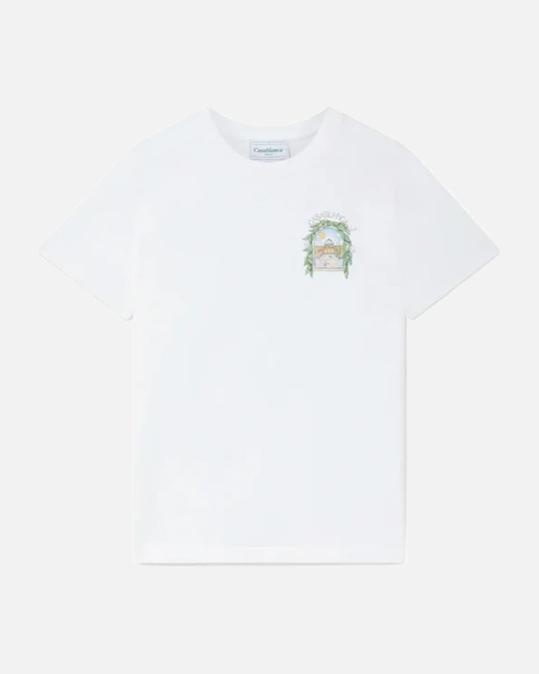Casablanca L'Arche De Tennis White T Shirt - view 1
