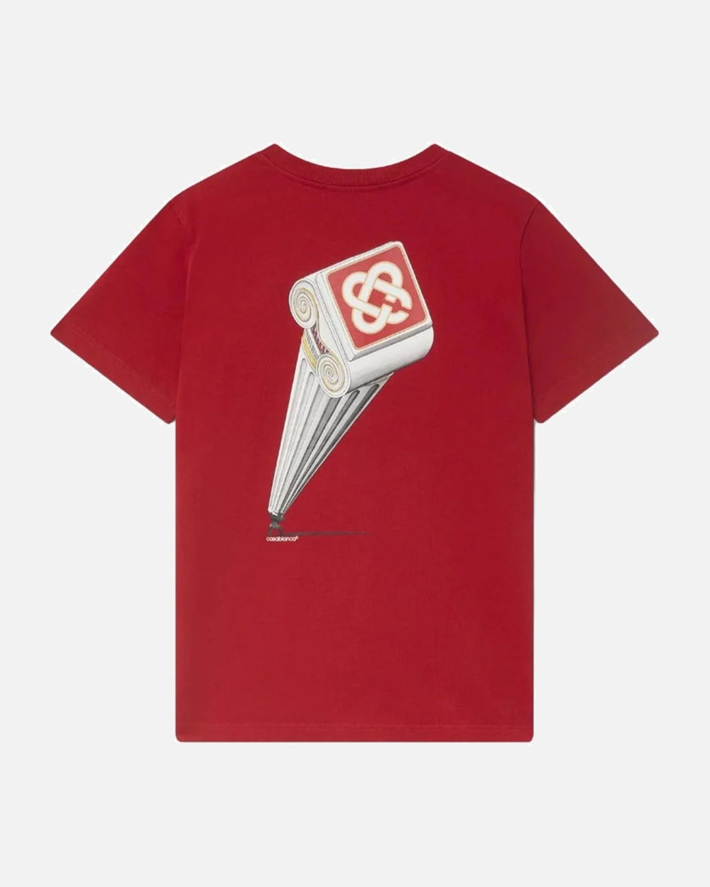 Casablanca Leaning Column T Shirt Red - view 2