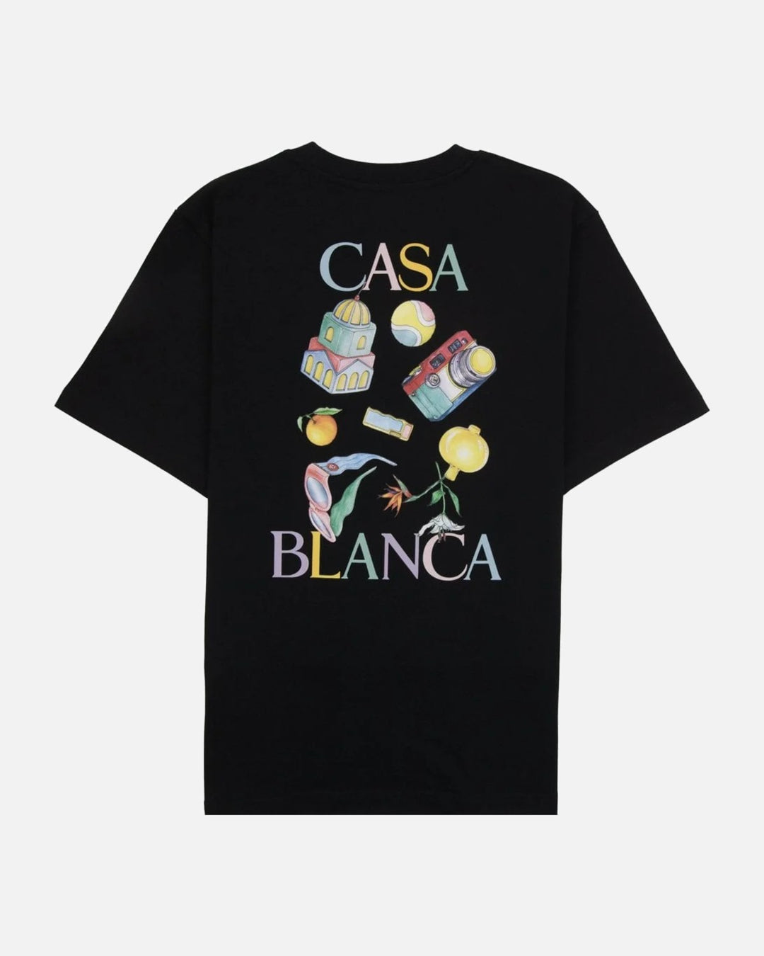 Casablanca Objets En Vrac Tee Black - view 2