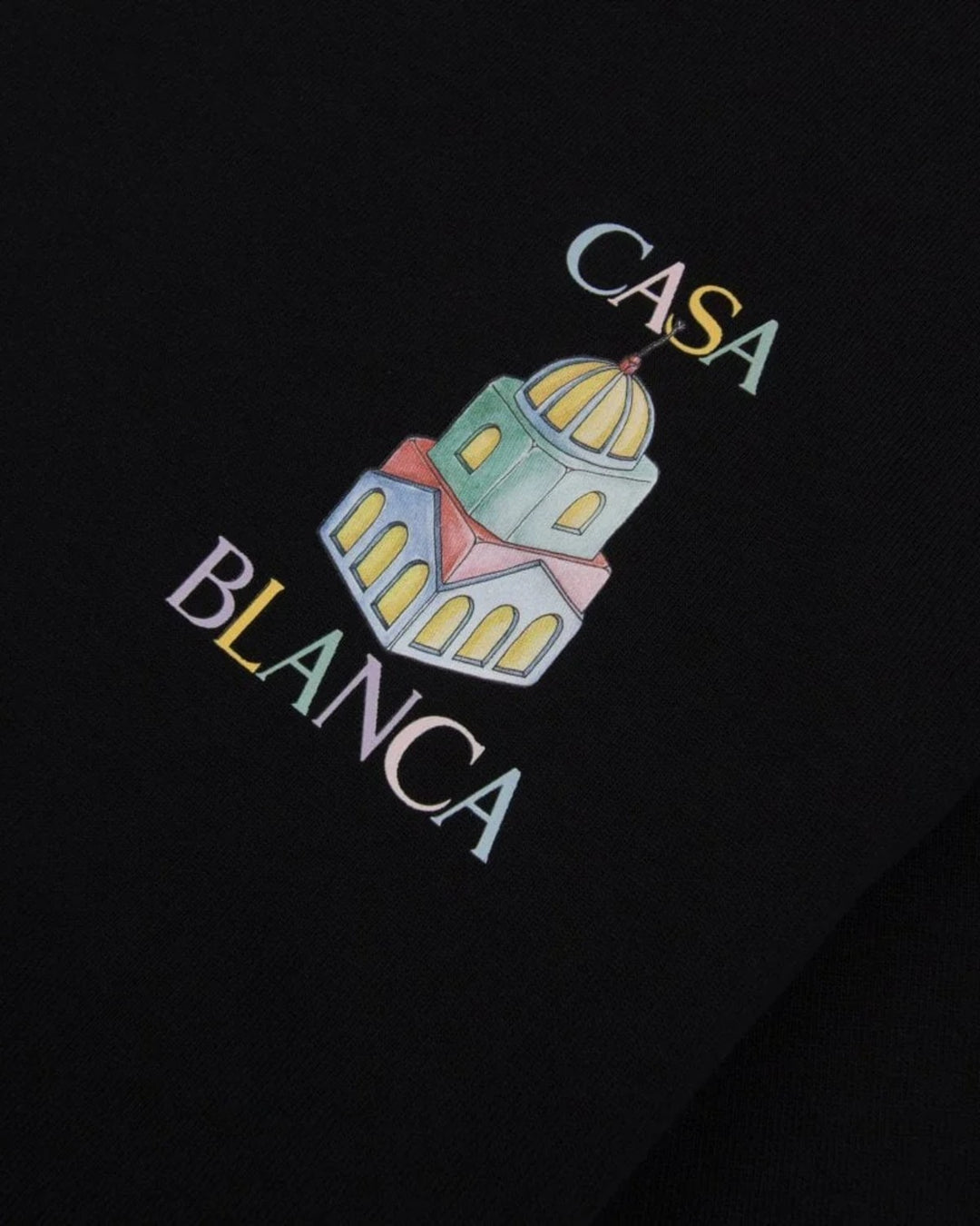 Casablanca Objets En Vrac Tee Black - view 3