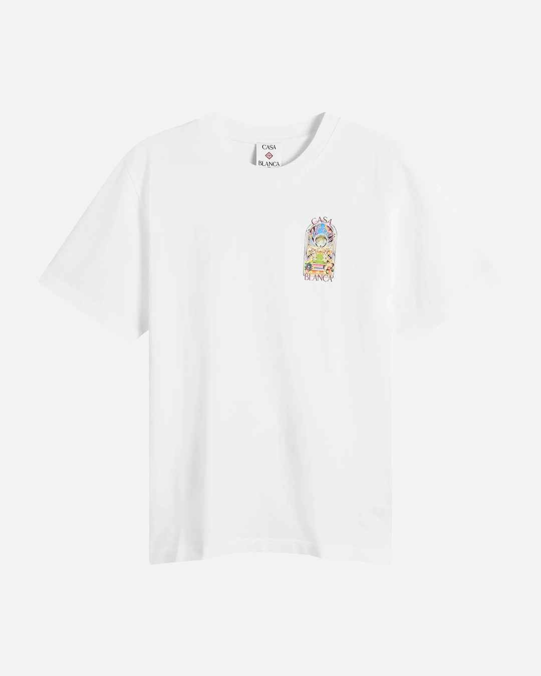 Casablanca Tennis Landscape Classic T-Shirt White - view 1