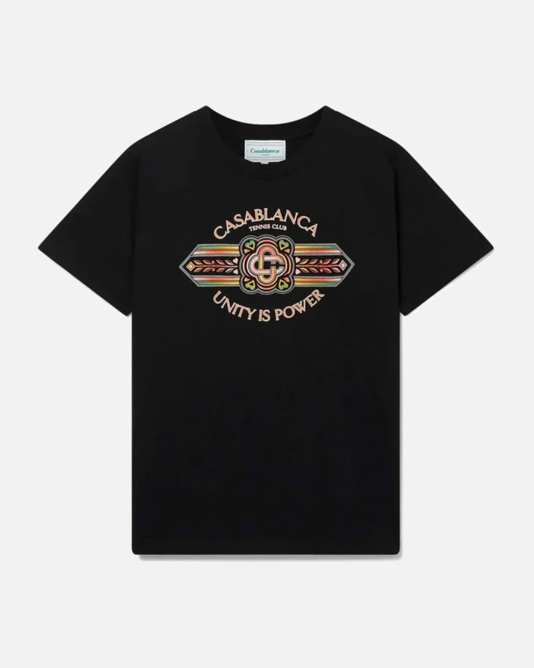 Casablanca Unity Is Power T-Shirt Black - view 1
