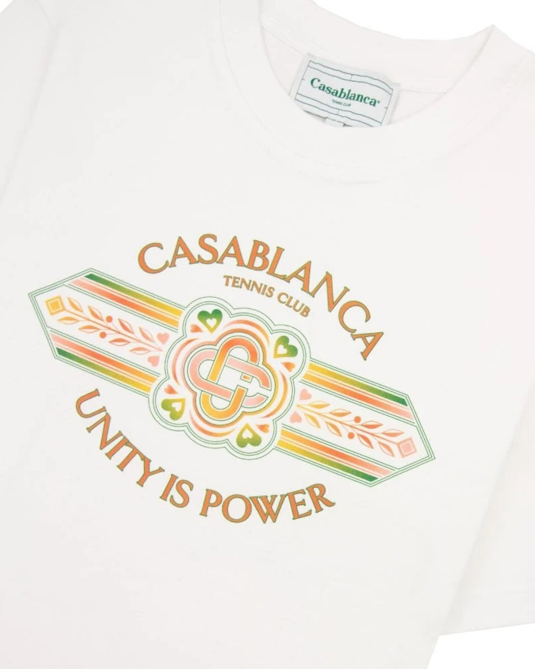 Casablanca Unity Is Power T-Shirt White - view 2