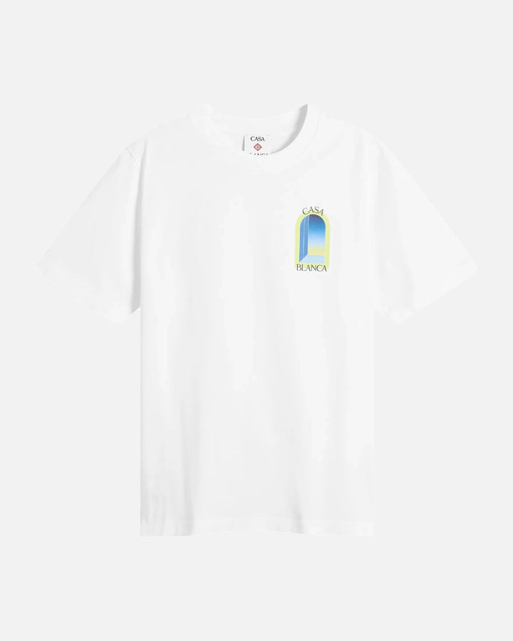 Casablanca White &amp; Lime Arches Short Sleeve T‑Shirt - view 1