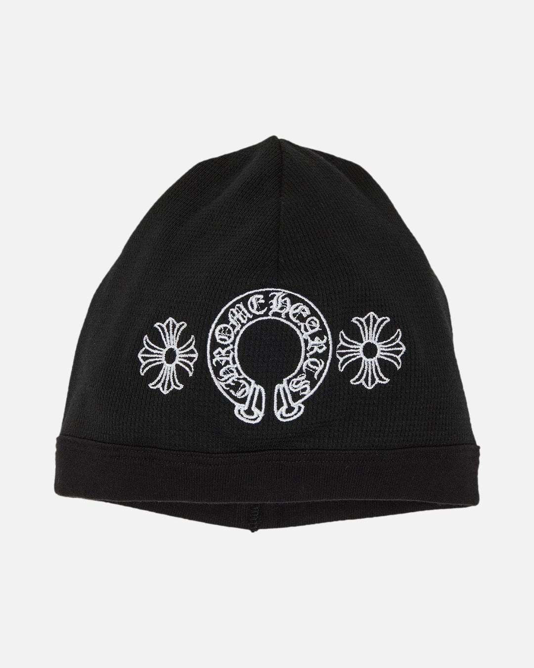 Chrome Hearts Biker Thermal Horseshoe Beanie Black - front