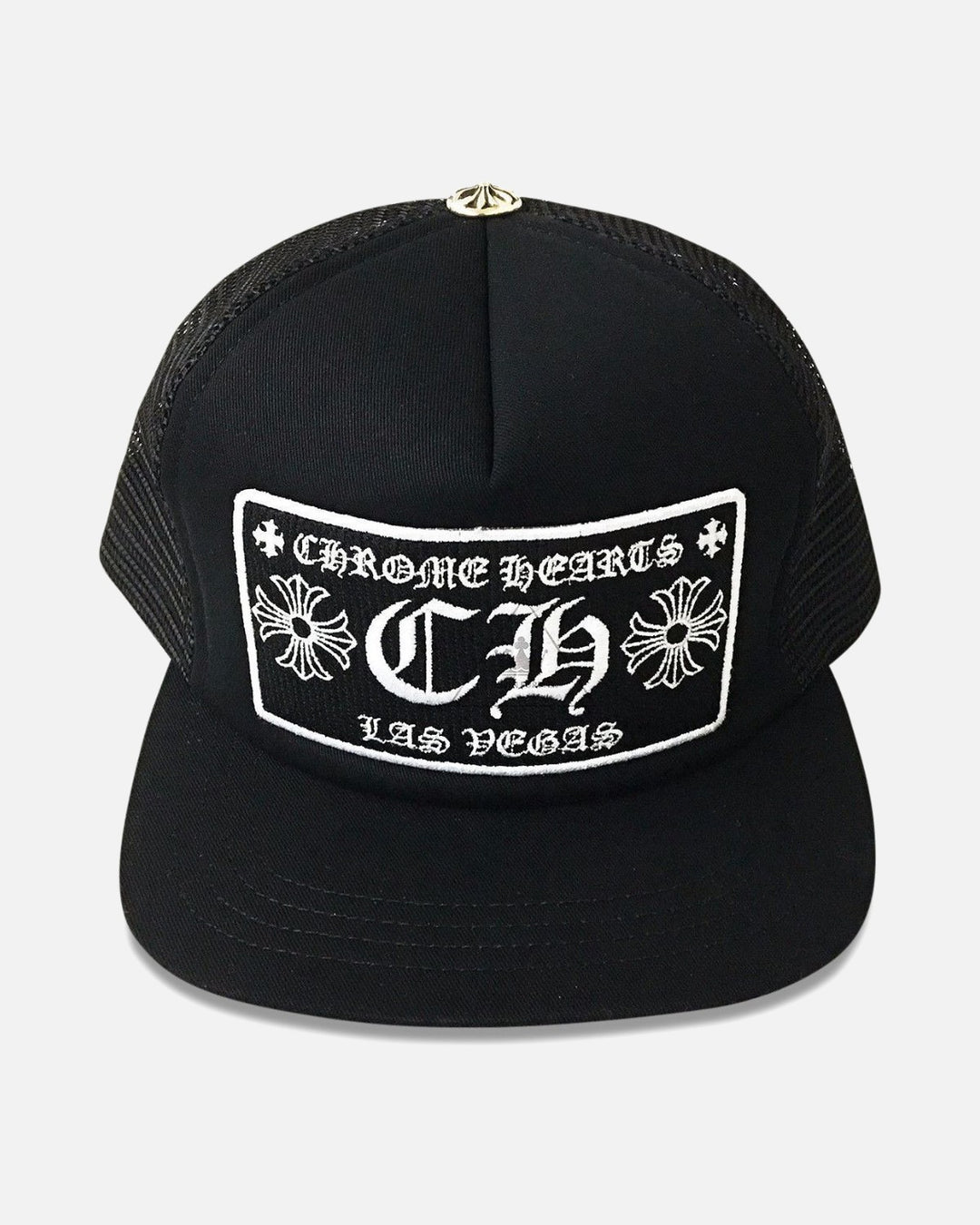 Chrome Hearts CH Las Vegas Trucker Cap Black - front