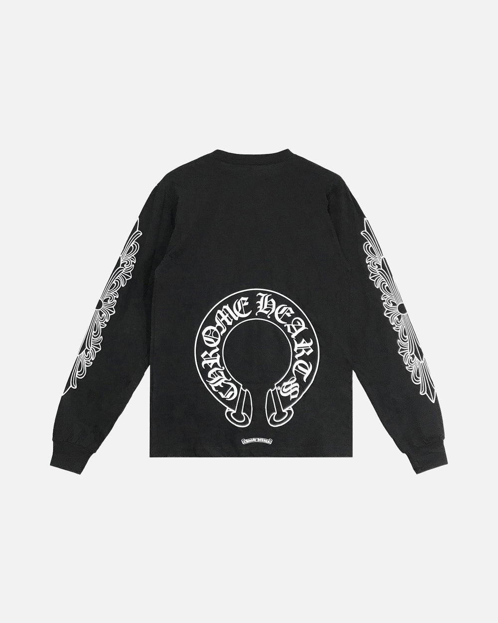 Chrome Hearts Horseshoe Logo Long Sleeve T-Shirt Black - view 2