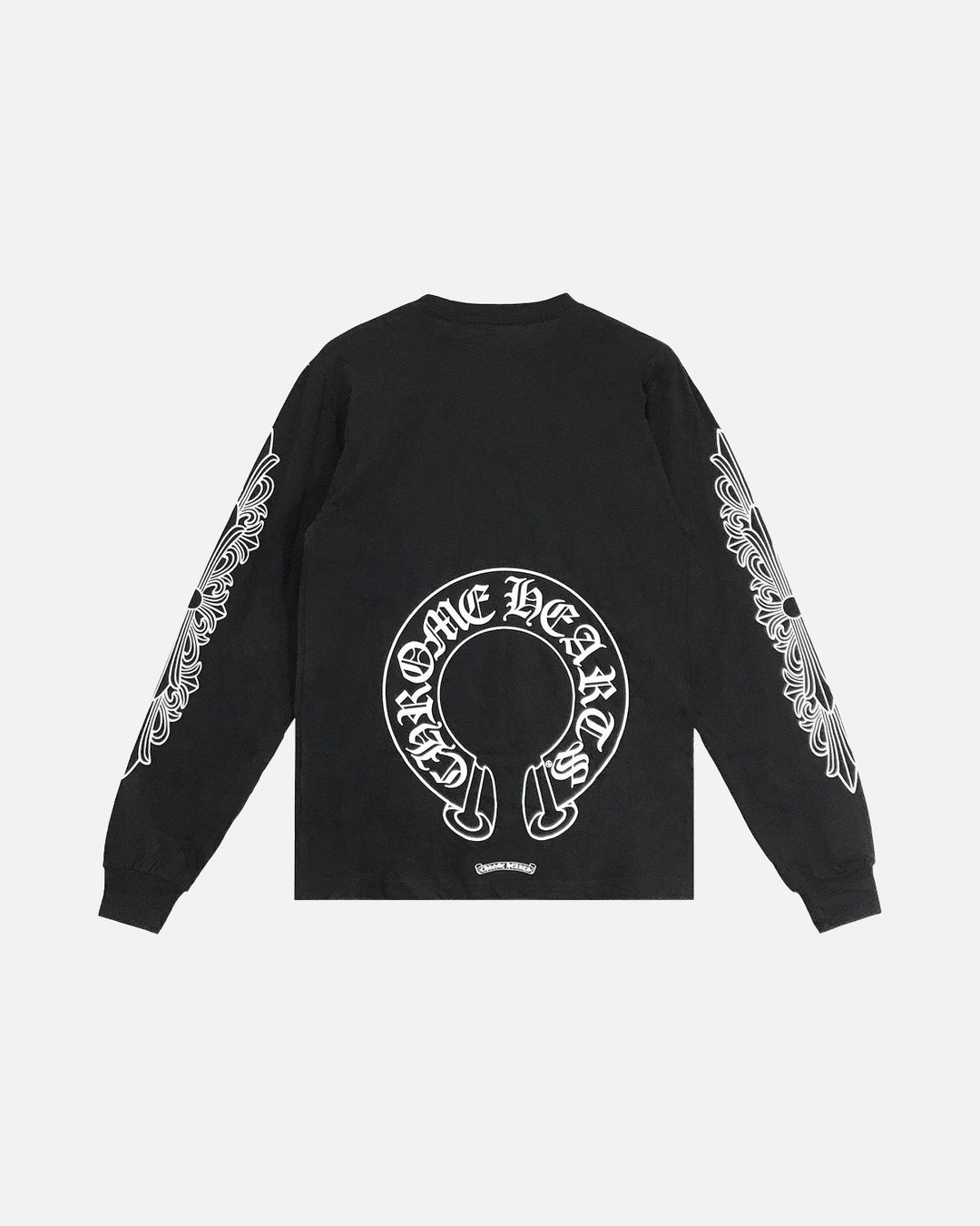 Chrome Hearts Horseshoe Logo Long Sleeve T-Shirt Black - view 2