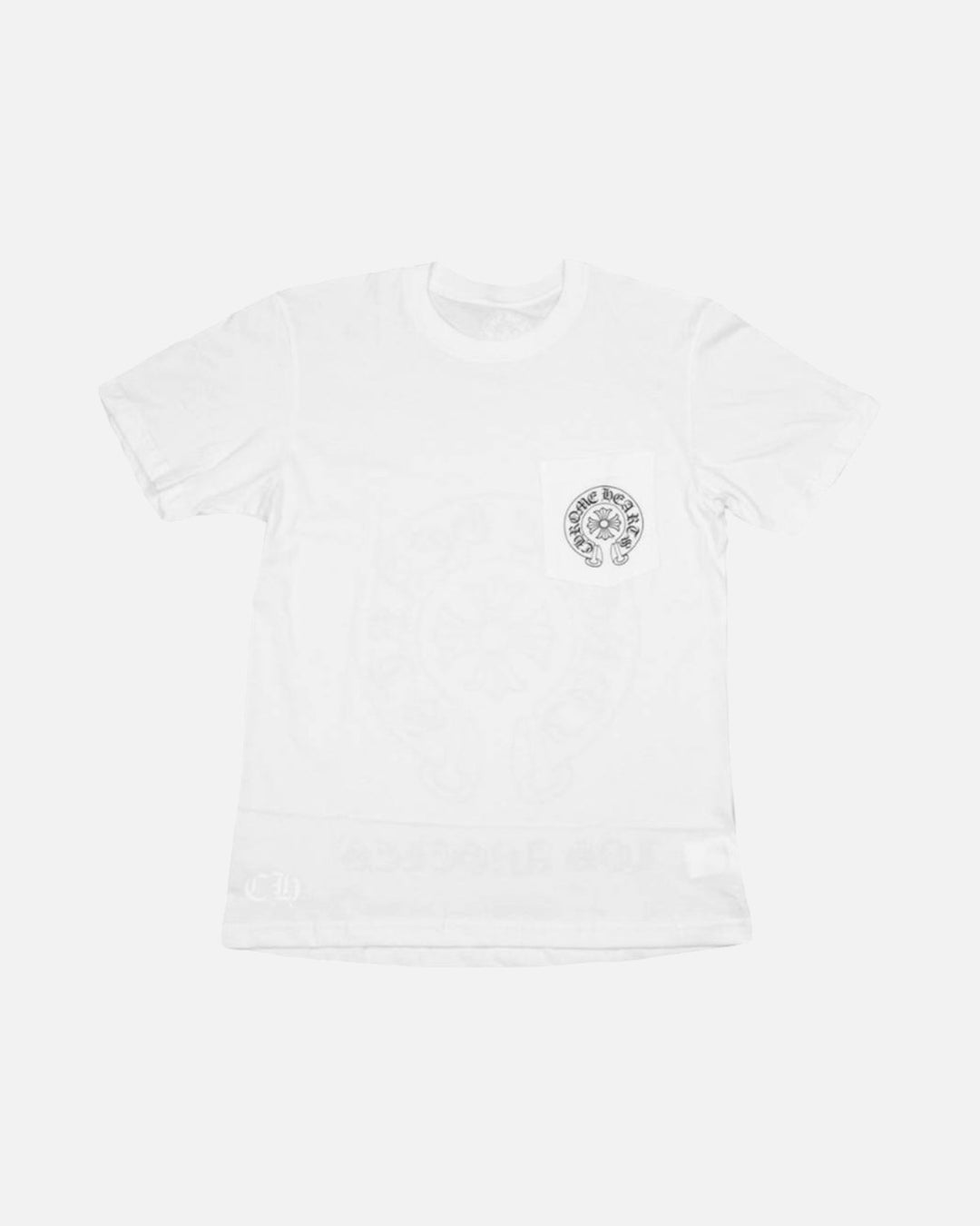 Chrome Hearts Horseshoe Logo Pocket T-Shirt White - view 1