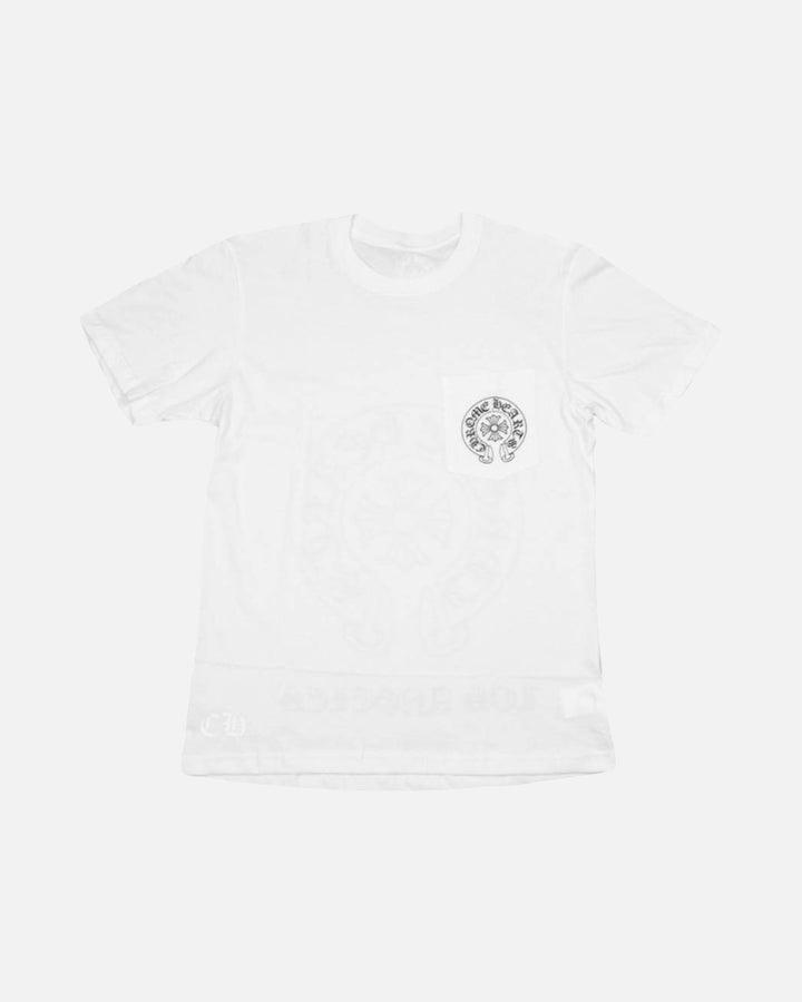 Chrome Hearts Horseshoe Logo Pocket T-Shirt White - view 1