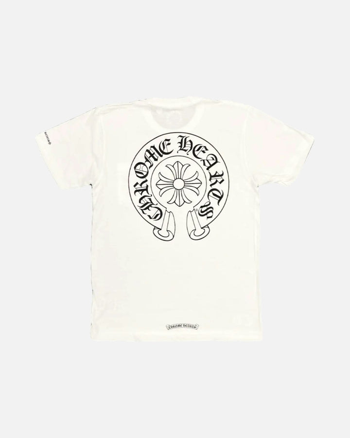 Chrome Hearts Horseshoe Logo Pocket T-Shirt White - view 2