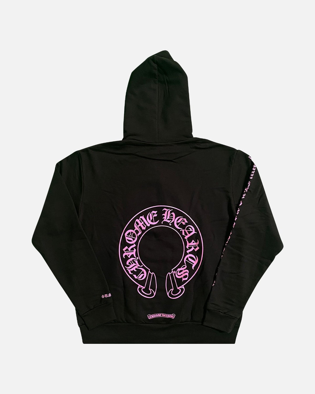 Chrome Hearts Web Exclusive Horseshoe Hoodie Black/Pink - view 2