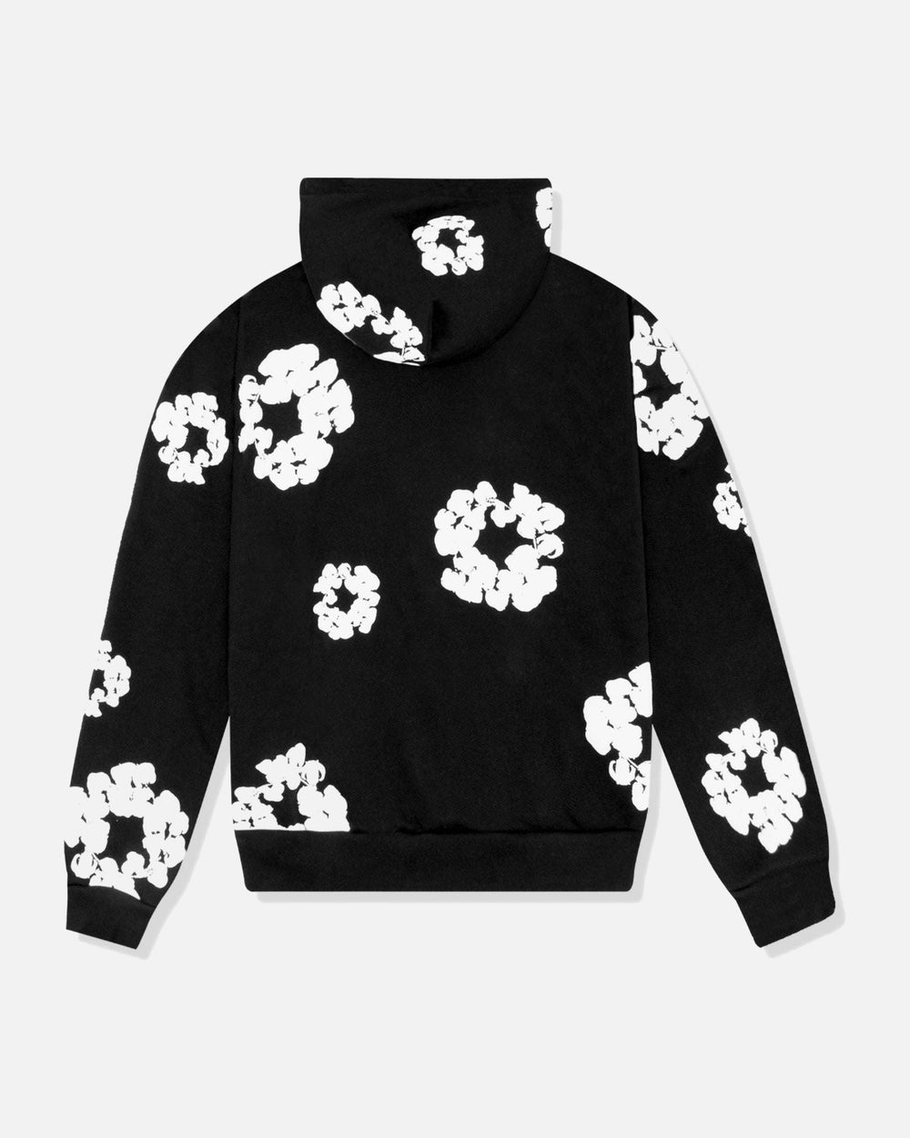Denim Tears The Cotton Wreath Hoodie Black - view 2